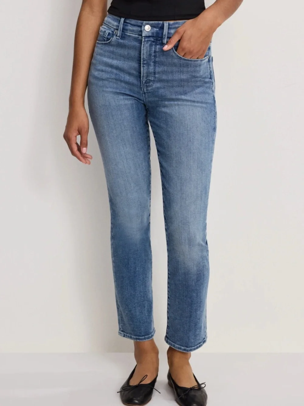 Good American Good Legs Straight -Brand New With Tags - Picture 2 of 12